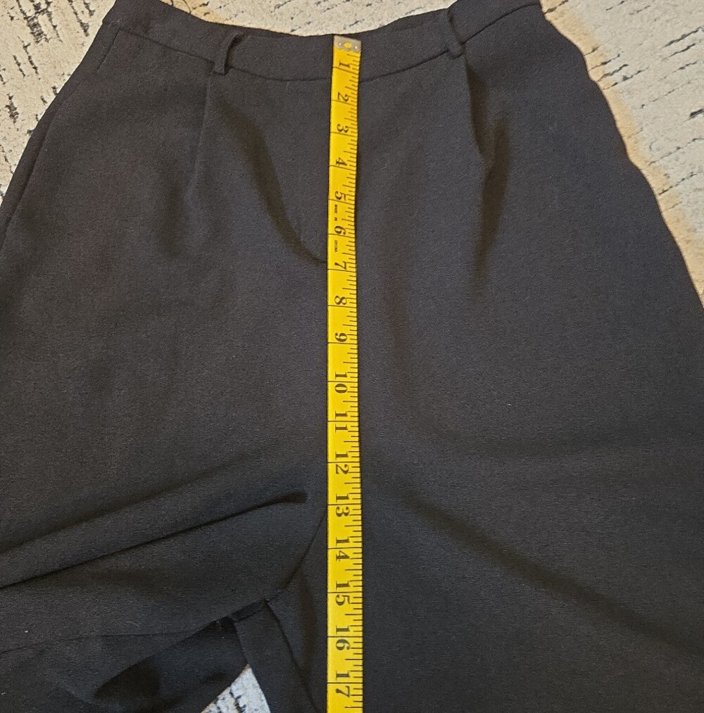 Wide Leg High-waist Culottes Cropped Pants - Picture 8 of 11